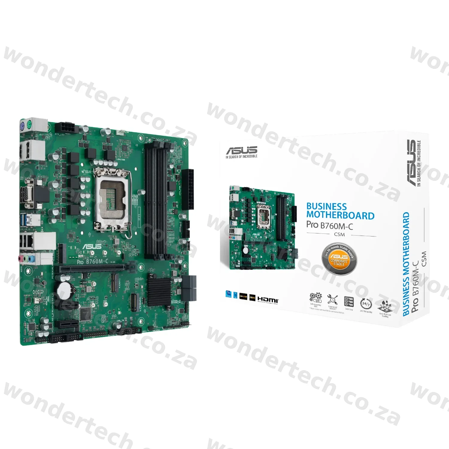 ASUS PRO B760M C CSM LGA 1700 M-ATX Motherboard