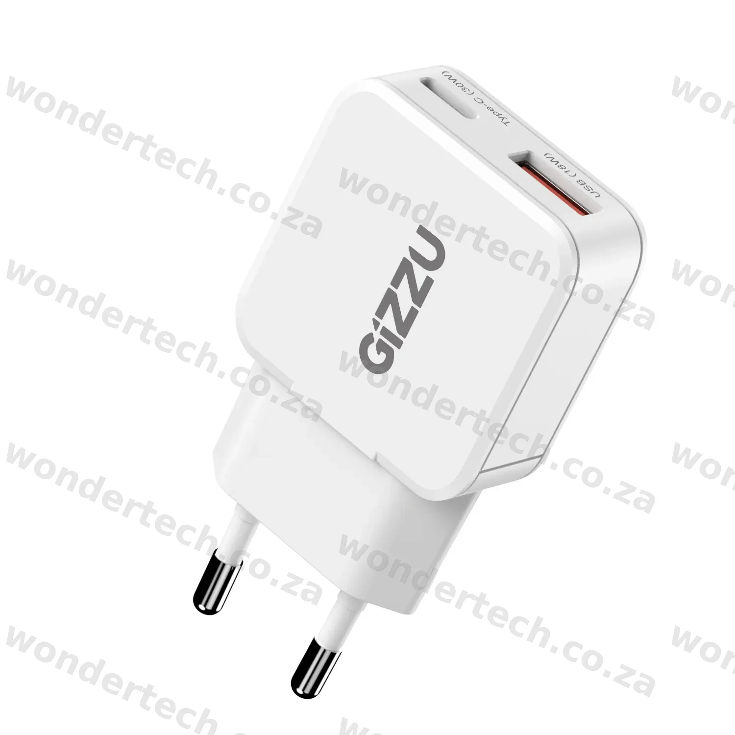 Gizzu 2-Port 30W GaN Wall Charger