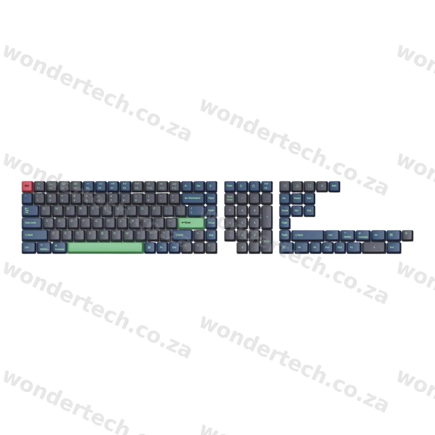 Keychron OEM Dye-Sub PBT Keycap Set – Hacker (Version C, PBT, OEM Profile, MX-Compatible)