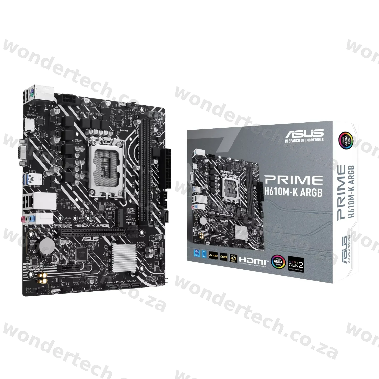 Asus PRIME H610M-K ARGB Intel LGA1700 M-ATX Motherboard