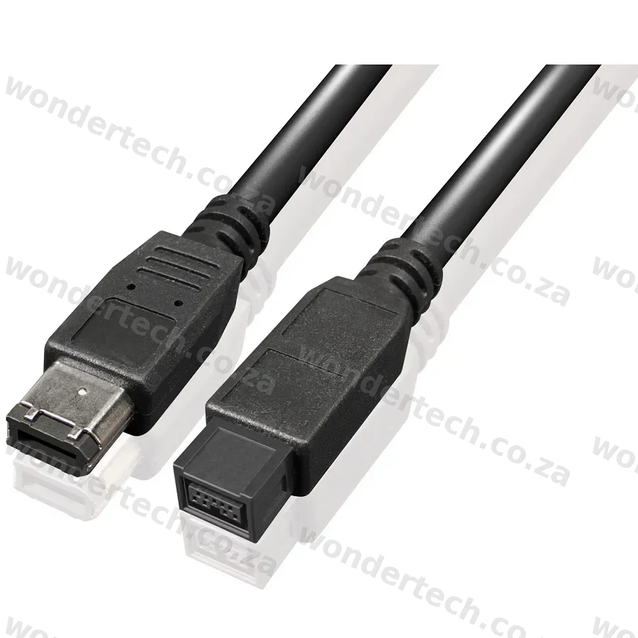 FIREWIRE 9 PIN TO 6 PIN CABLE 1.8M