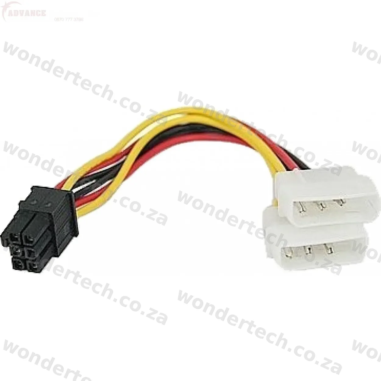 MOLEX 6 PIN CONVERTER FOR GRAPHICS CARD