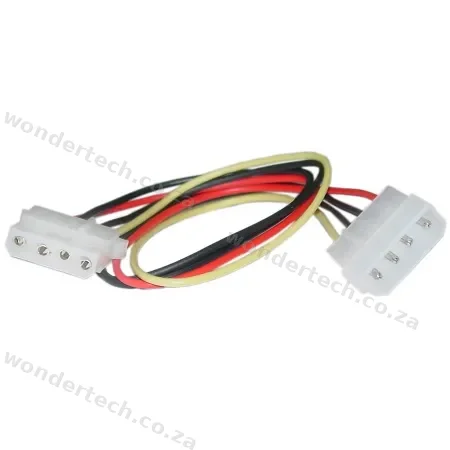 4PIN MOLEX MALE TO FEMALE