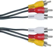 3 RCA TO 3 RCA 1.5M CABLE MALE-MALE
