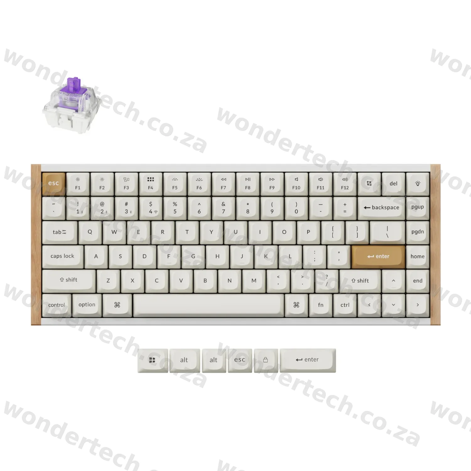 Keychron K2 HE Wireless Special Edition Magnetic Custom Keyboard | NEBULA Switch – White