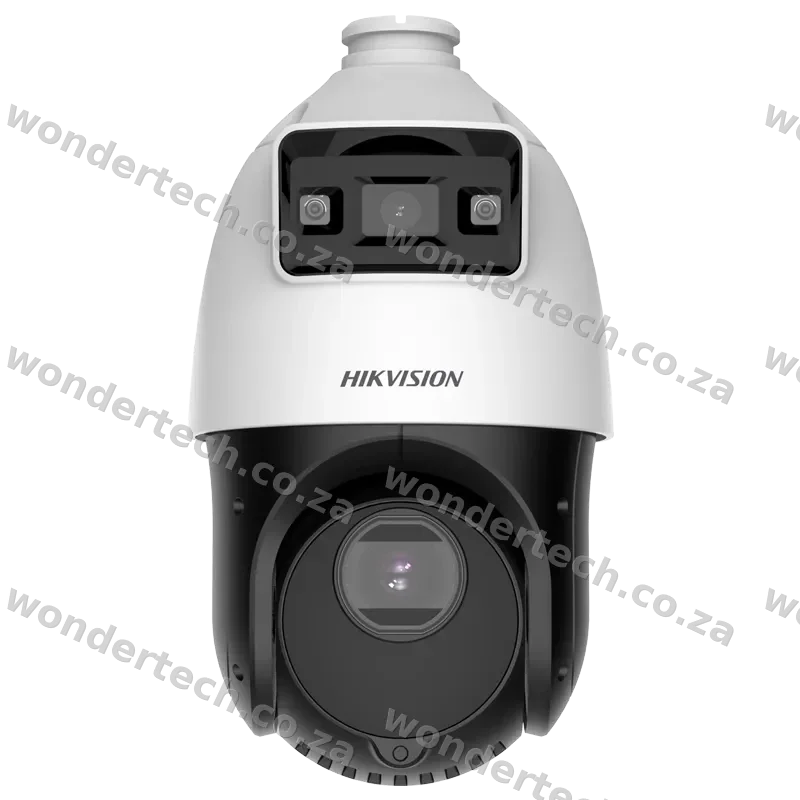 TandemVu 4MP PTZ  25x optical zoom 100m IR 120dB WDR 4MP ColorVu bullet channel with 30m illumination 12VDC/POE+