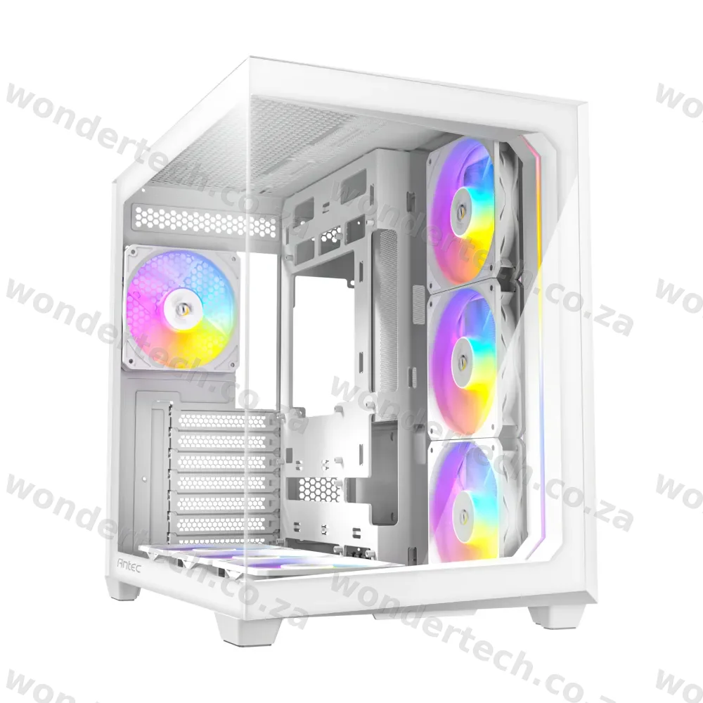 Antec C5 ARGB ATX DUAL Mid Tower Gaming Chassis – White
