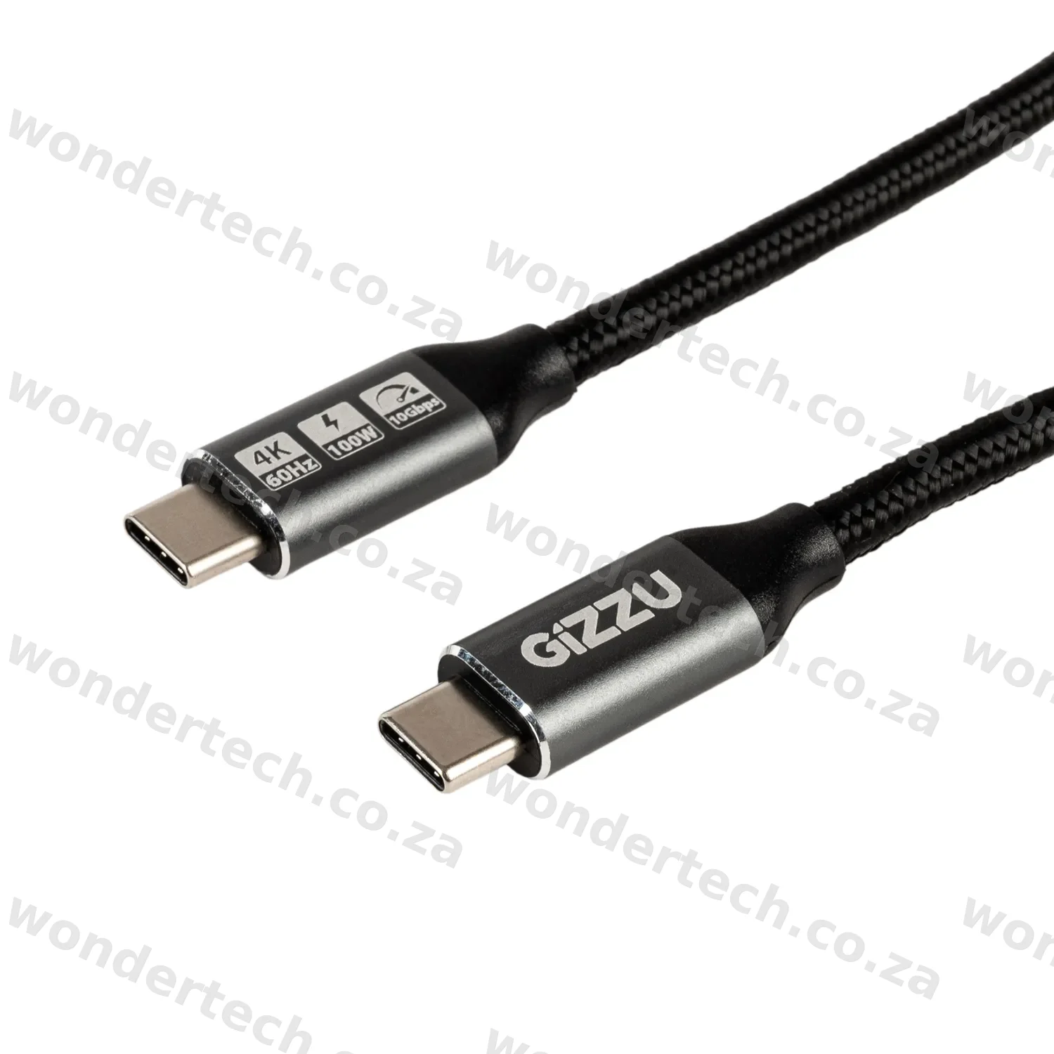 GIZZU 100W 10Gbps Type-C 2m Cable