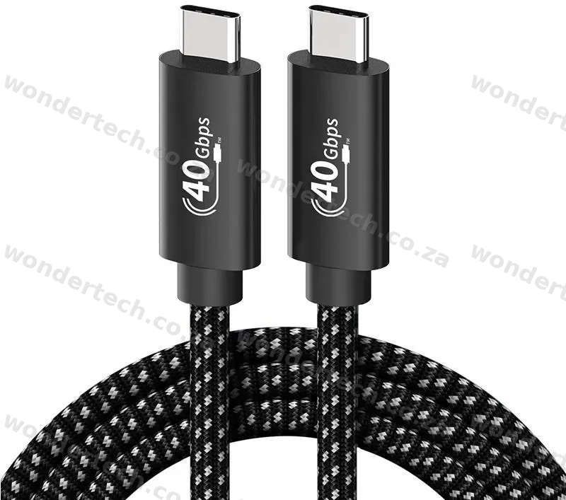 USB4.0 THUNDERBOLT TYPE-C CABLE 2M