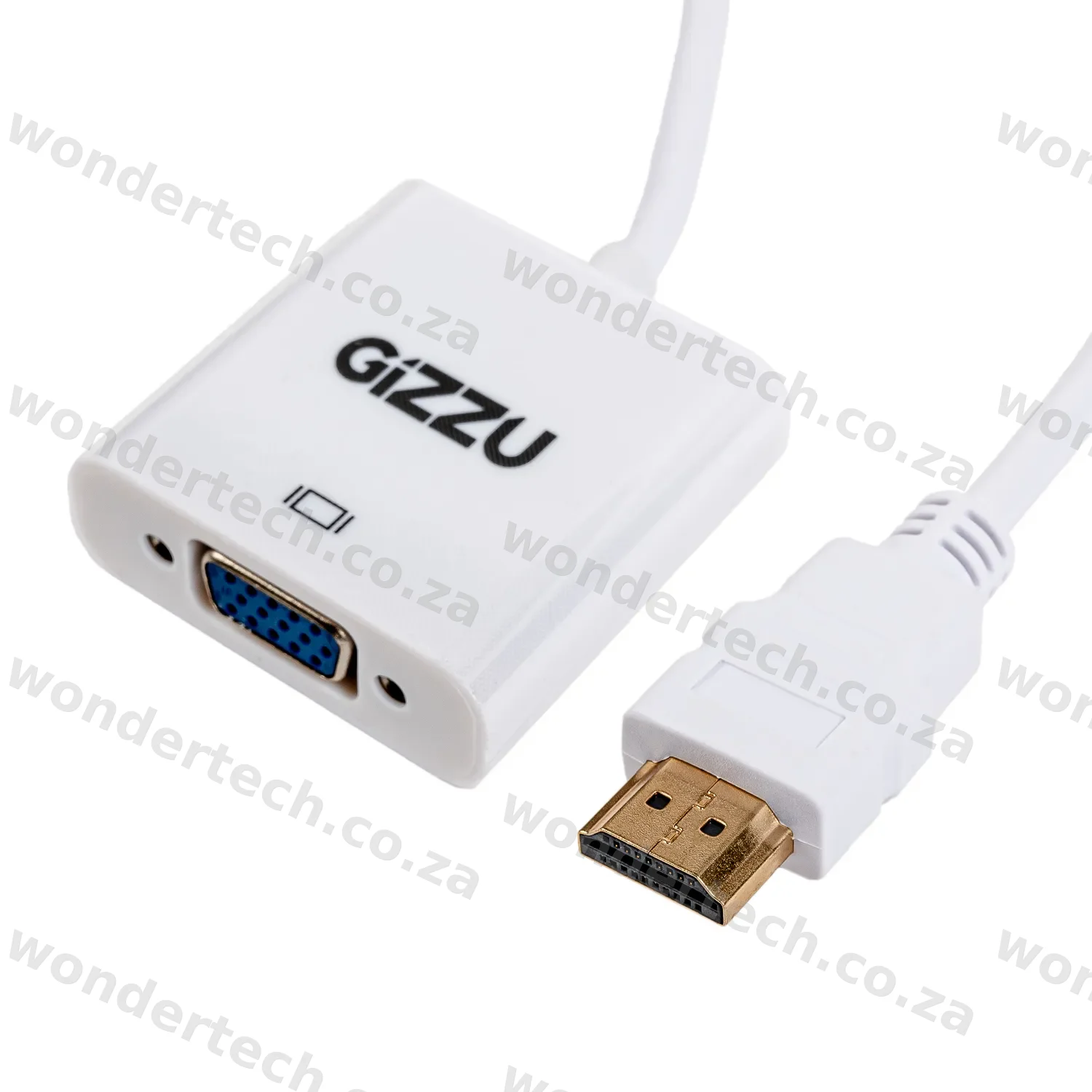Gizzu 1080P HDMI to VGA Adapter with Audio