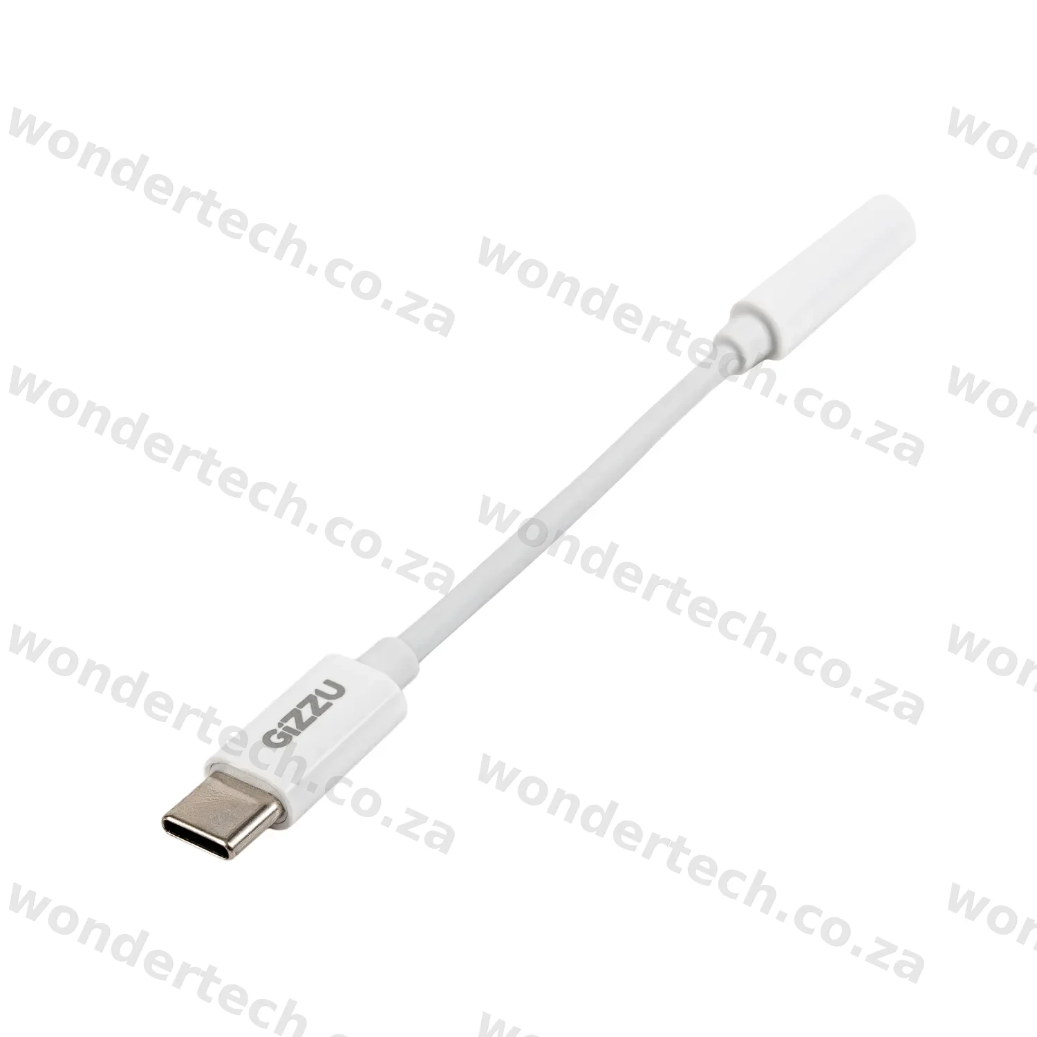 Gizzu USB Type-C to 3.5mm AUX Audio Adapter - White