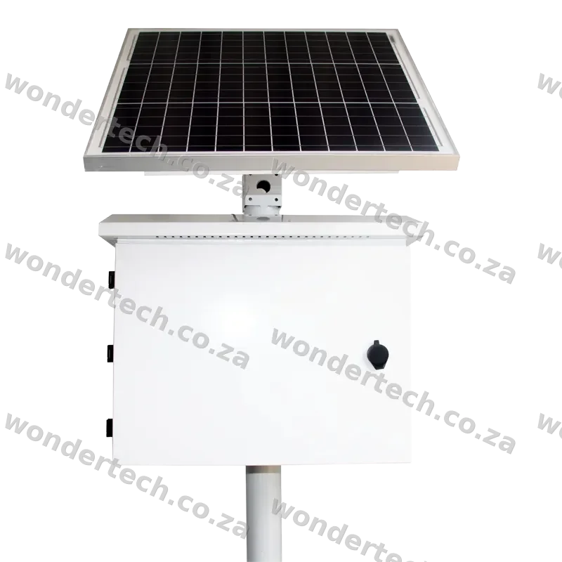 Generation 2 - Complete Solar Kit - 2x 160W Panel, 30A MPPT Charge Controller SLA/LiPo compatible, Stainless Steel and Powder Coated Cabinet including all brackets and mounting equipment - excludes mounting pole  (Excluding Battery - Supports 2 X LFP-Xtre