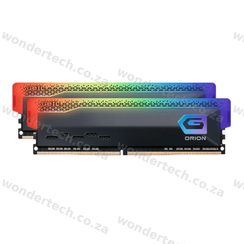 Geil Orion RGB 16GB KIT(2X8GB) 3600MHz DDR4 Desktop Gaming Memory - Grey