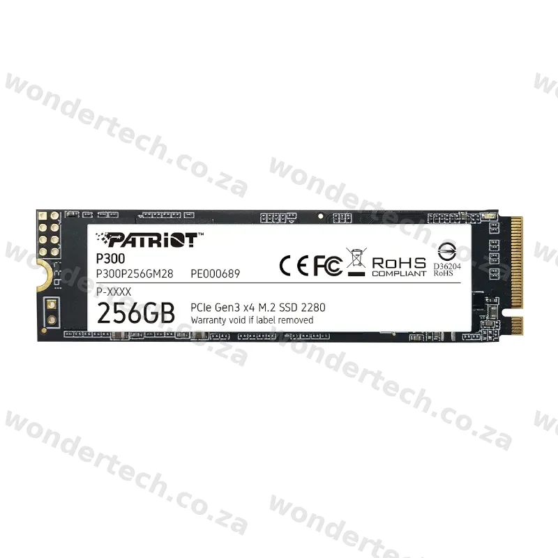 Patriot P300 256GB M.2 PCIe NVMe SSD