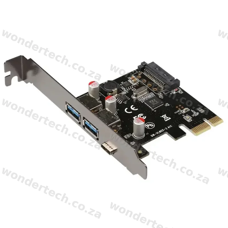 MICROWORLD PCI-E 2A + 1C USB3 CARD