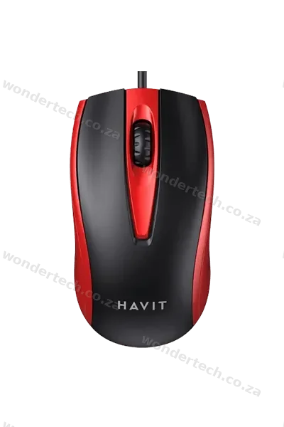 HAVIT USB MOUSE RED