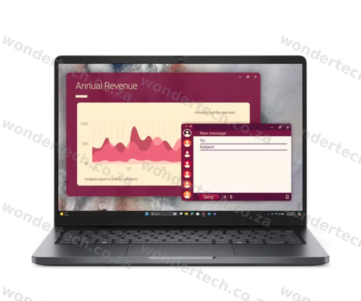 Dell Pro 14|U5 235U|16GB|512GB SSD|FgrPr|W11 Pro|IR Cam & Mic|WLAN + BT|14.0" FHD+|Backlit Kb|3 Cell ProSupport and Next Business Day Onsite Service 36 Months