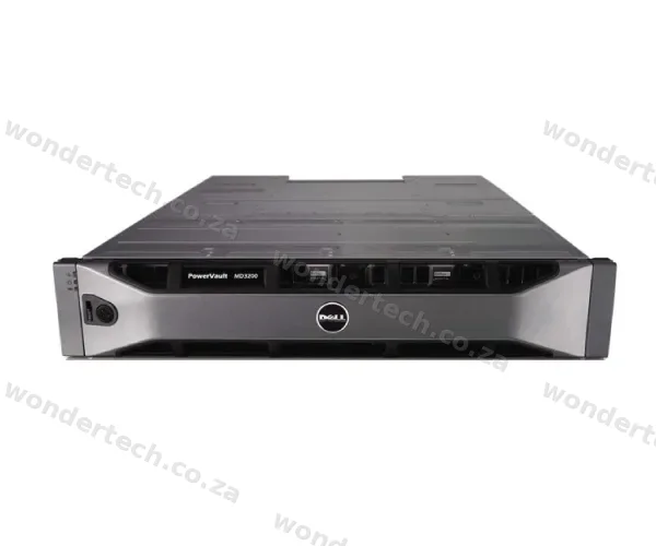 Dell E Dell PowerVault MD3200i/ Dual 4 Port Controllers/ **NO HARDDRIVES**/ Power Supply/ AC 600W/ Redundant/ Rails/ 3Yr ProSupport NBD