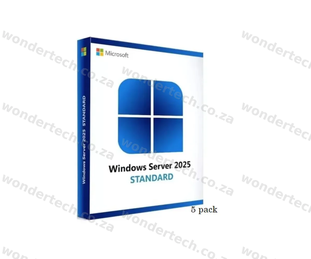 Dell E 5-pack of Windows Server 2025/2022 User CALs (STD or DC), Cus Kit