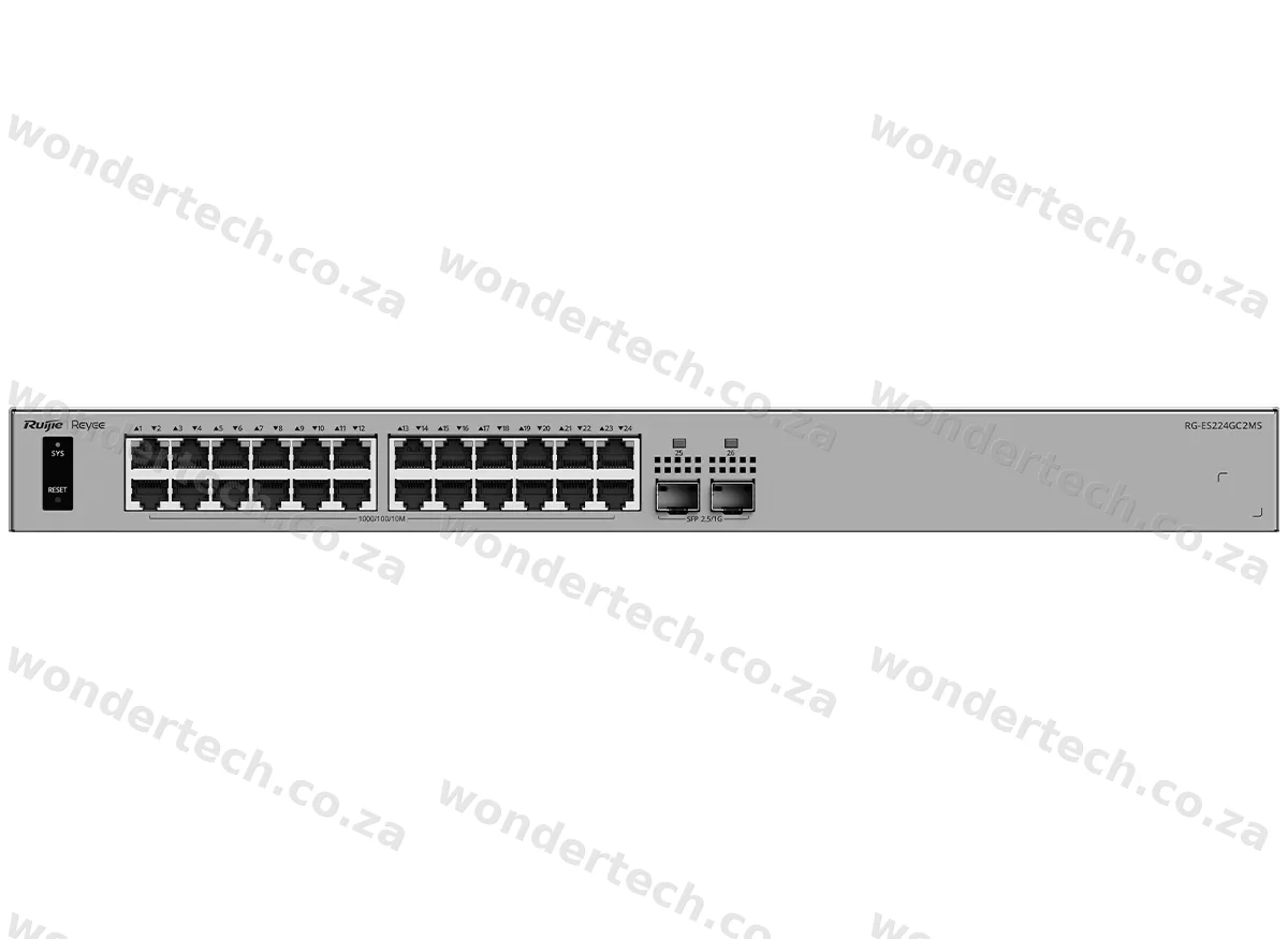 Reyee 24 Port Gigabit 2x 2.5G SFP Smart Managed Switch