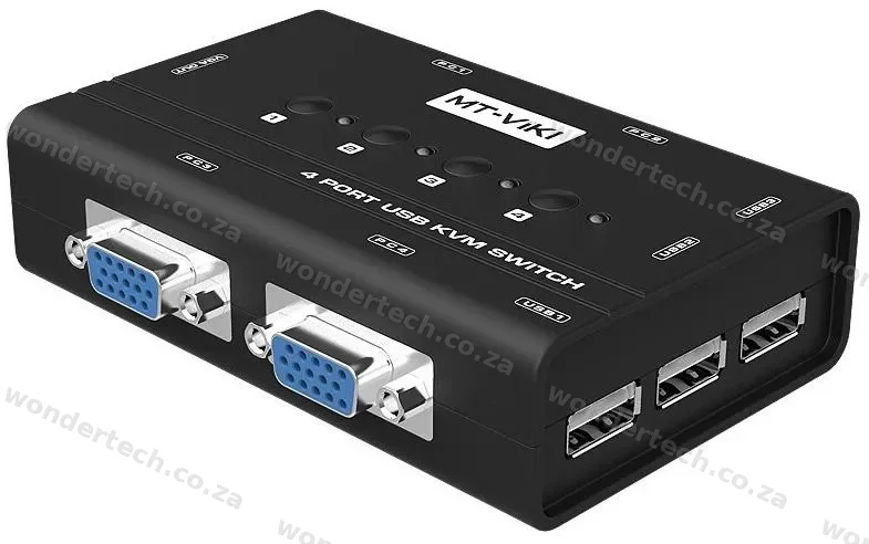 4 PORT MANUAL VGA USB KVM SWITCH