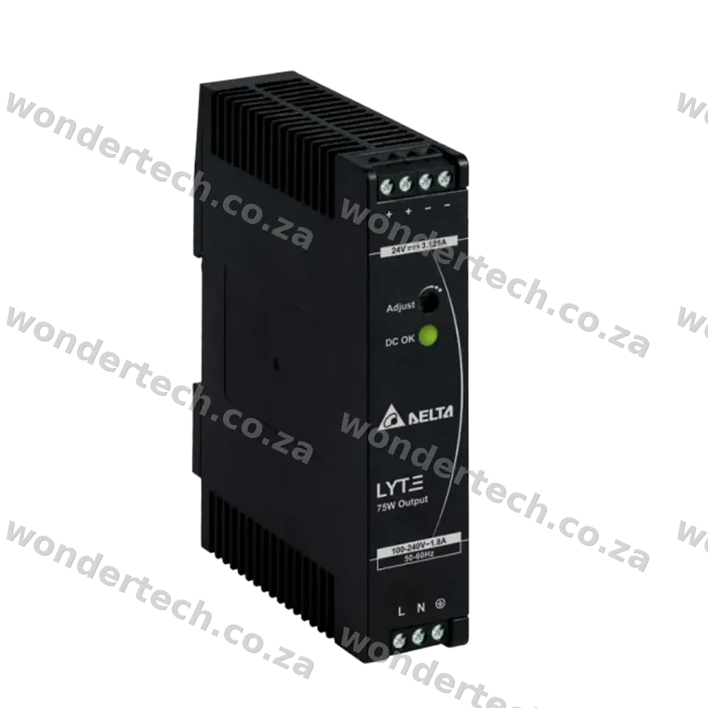 75w 48V DIN rail PSU for hardened POE switch.