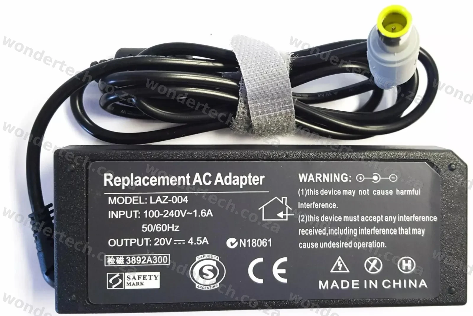 90W ROUND PIN CHARGER FOR LENOVO