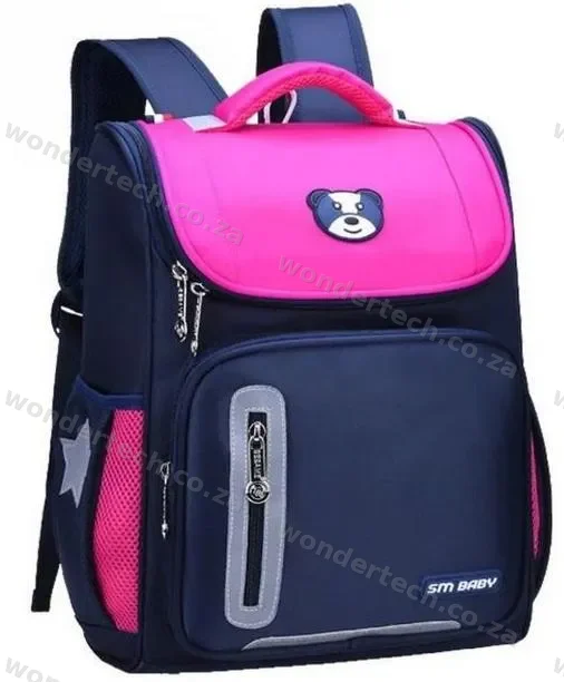 CS BABY PINK & BLACK BACKPACK