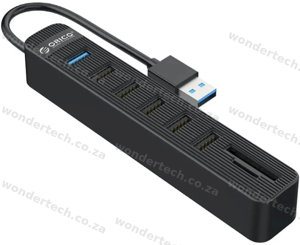 ORICO HUB USB3.0 1XUSB3.0 5XUSB SDTF BK