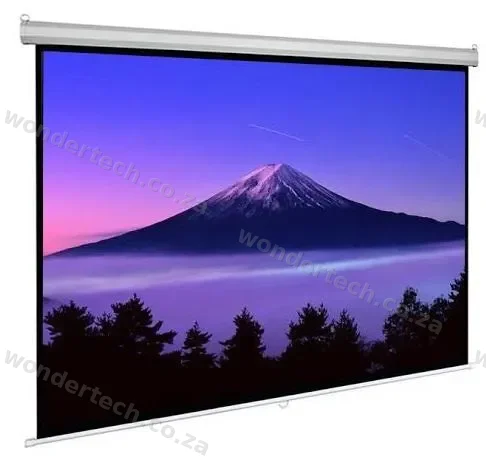 PROJECTOR SCREEN WITH REMOTE 120"