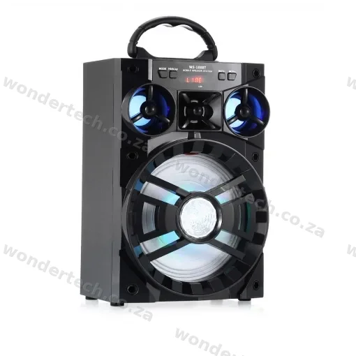 PORTABLE SPEAKER + RADIO BLACK