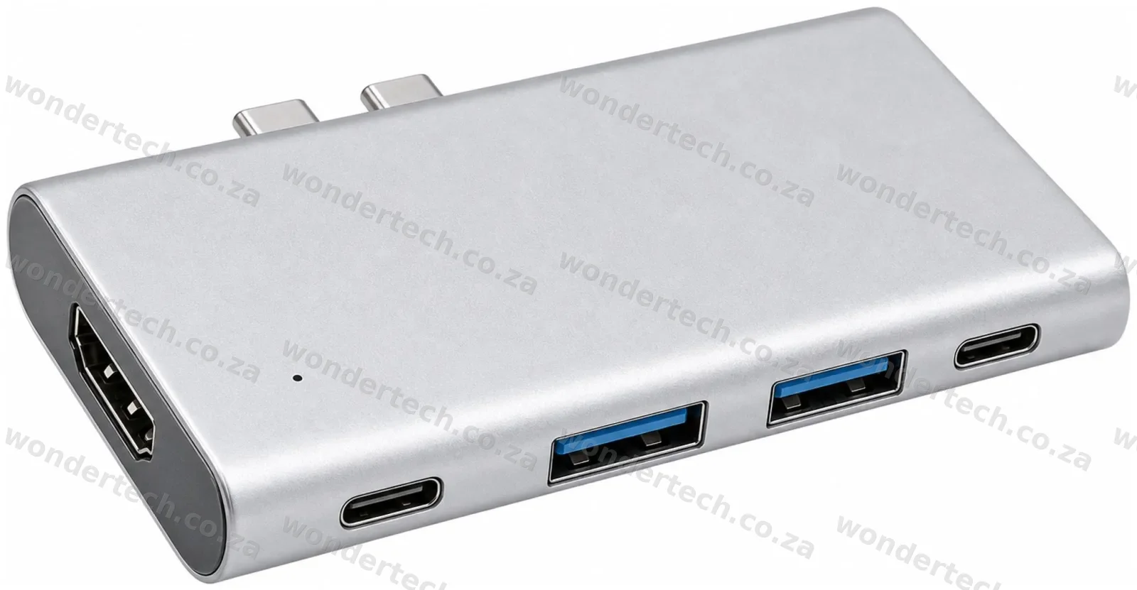 USB-C X 2 5 PORT HUB