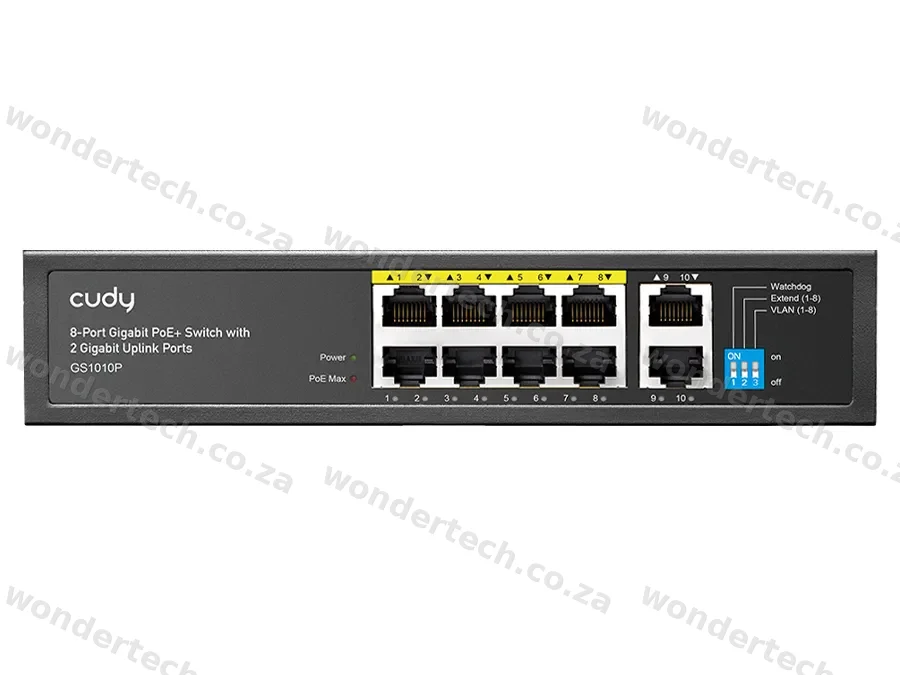 Cudy 10 Port Gigabit 8 PoE 100W PoE Switch