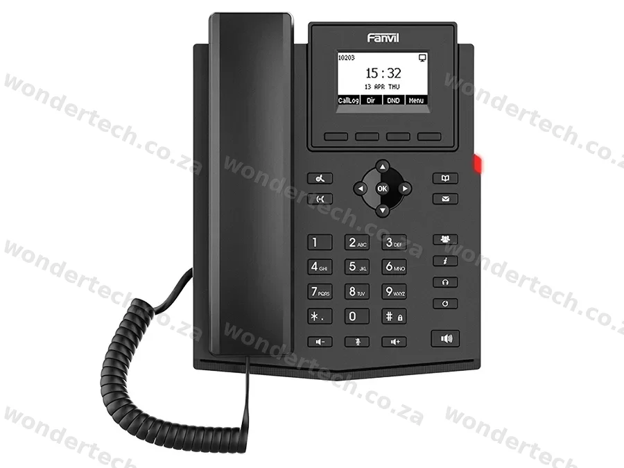 Fanvil 2SIP Entry Level WiFi 4 VoIP Phone with PSU