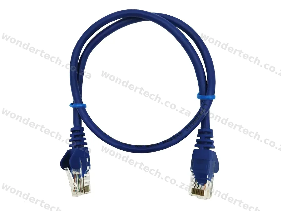 Linkbasic 50cm UTP Cat5e Flylead Blue