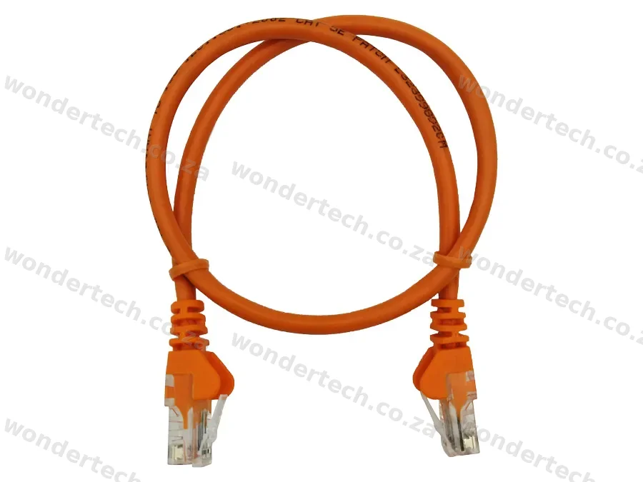 Linkbasic 50cm UTP Cat5e Flylead Orange