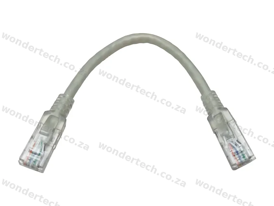 Linkbasic 22cm UTP Cat6 Flylead Grey