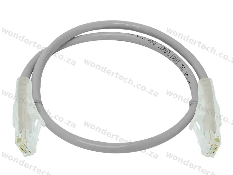 Linkbasic 50cm UTP Cat6 Flylead Grey