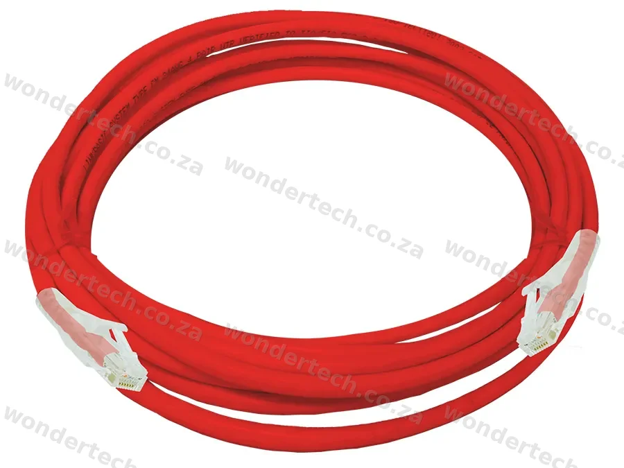 Linkbasic 5 Metre UTP Cat6 Flylead Red