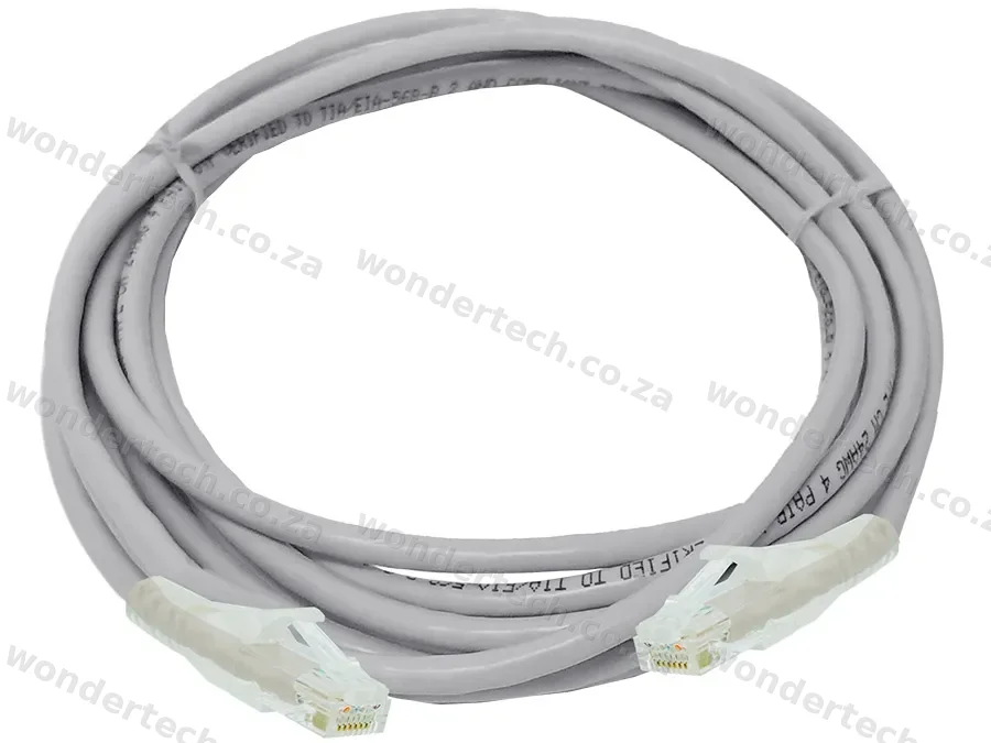 Linkbasic 3 Metre UTP Cat6a Flylead Grey