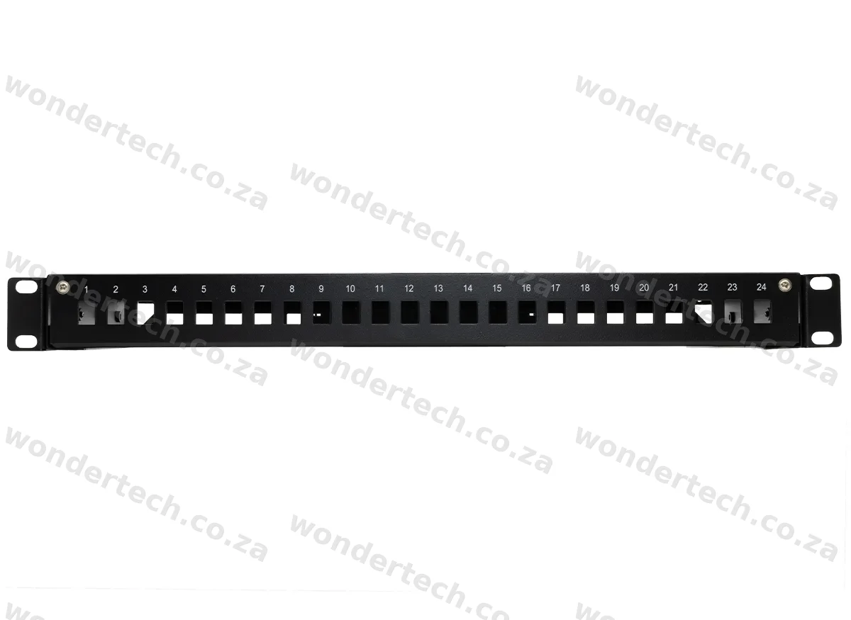 Linkbasic 24 Port Fibre Sliding Patch Panel Blank