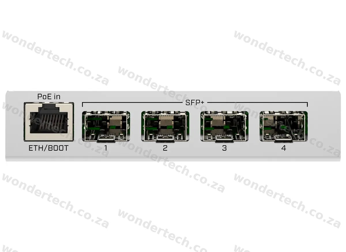 MikroTik Cloud Router Switch 4 Port SFP+ with PoE Input