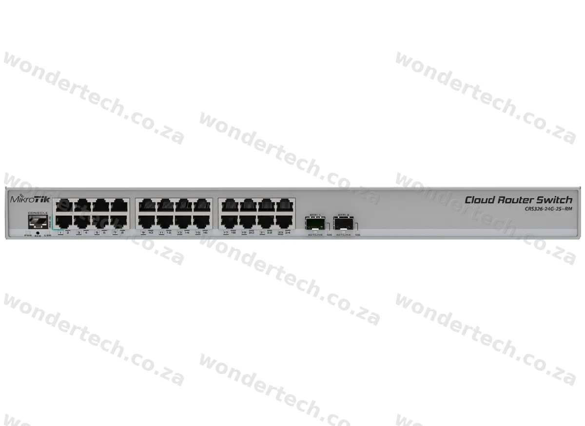 MikroTik Cloud Router Switch 24 Port Gigabit 2SFP+