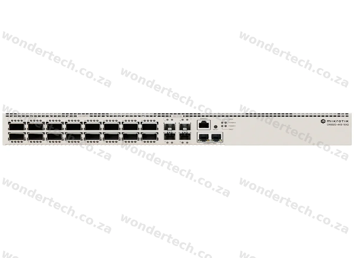 MikroTik Cloud Router Switch 16 Port QSFP28 4xSFP28 2x10Gbps