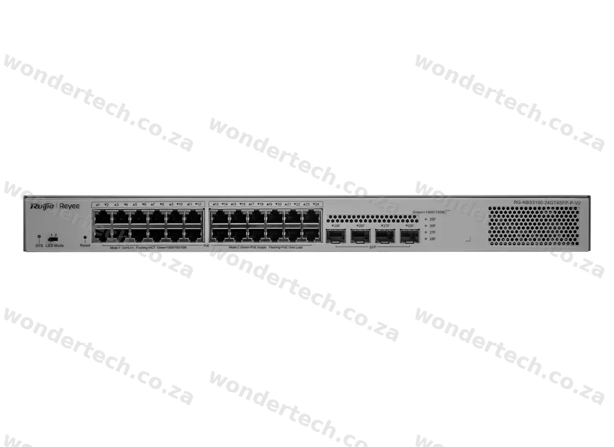 Reyee 24 Port Gigabit PoE 370W 4SFP Layer 2+ Smart Managed Switch