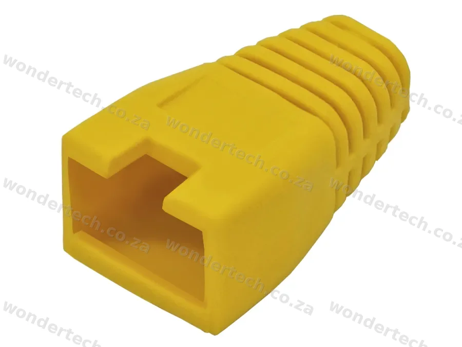 Linkbasic Yellow Boots RJ45