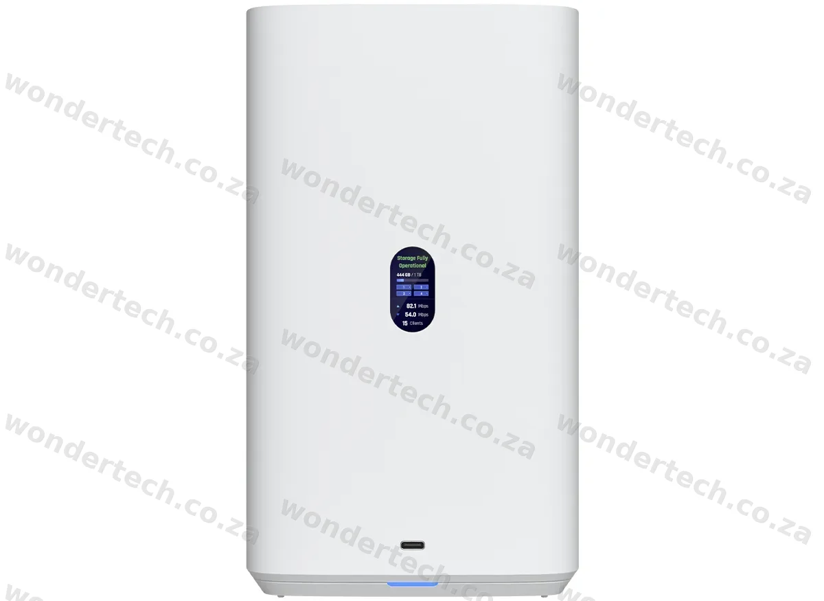 Ubiquiti UniFi White UNAS 2.5Gbps Ethernet 4x 3.5" HDD bays 2x NVMe Slots