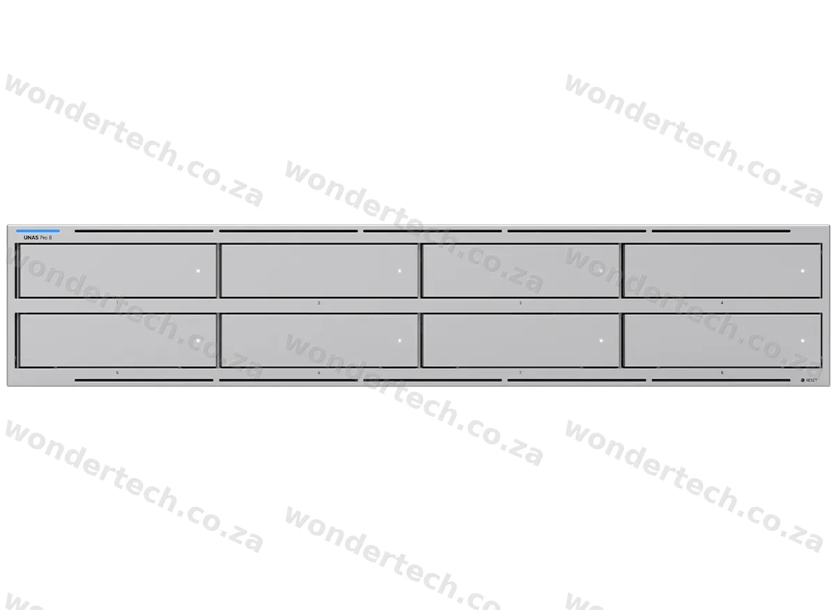 Ubiquiti UniFi NAS Pro 8 2U 8 Drive Bays 2 NVMe Slots and 10Gbps Ethernet