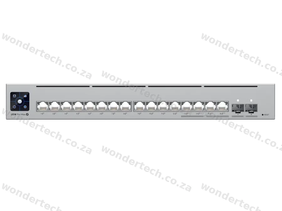 Ubiquiti UniFi Pro Max Switch 16 with 12 PoE 4x 2.5Gbps PoE++ 180W