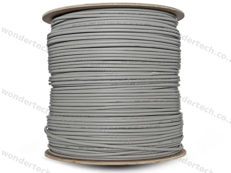Scoop 500m Drum Cat5e CCA Grey UTP Cable